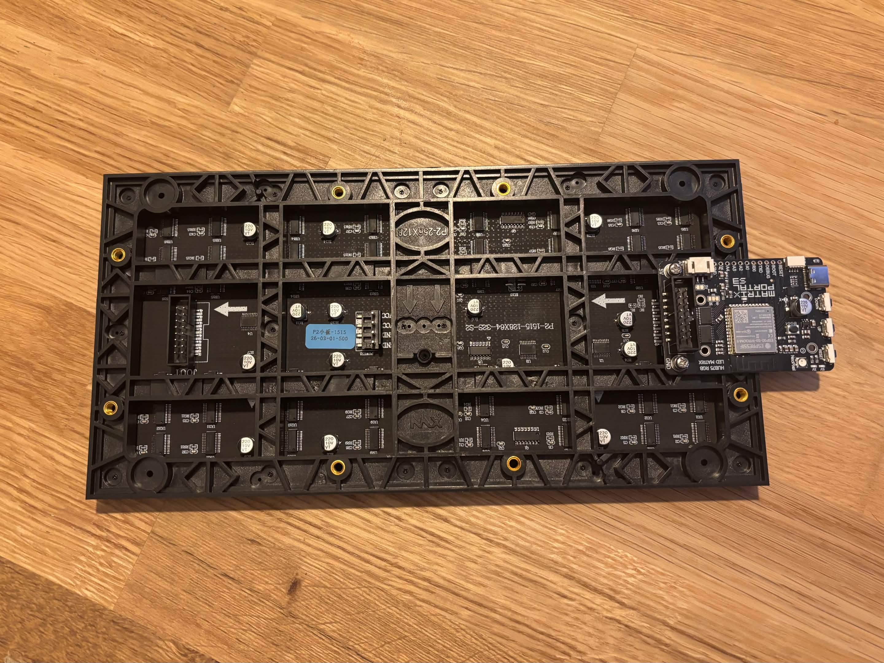 Panel front
